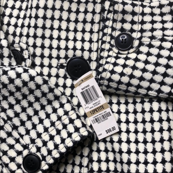 NWT Style & Co size 12 Petite Santiago coat - Picture 2 of 7